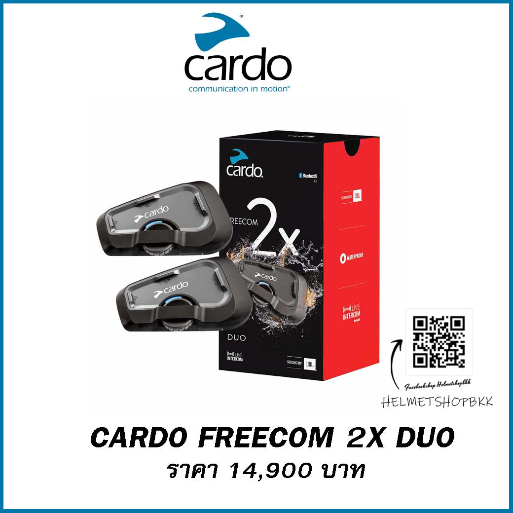 Intercomunicador Bluetooth Cardo Freecom 2X Duo