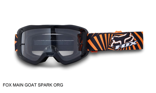 (ราคาเฉพาะแว่น) แว่นกันลม FOX MAIN GOGGLE GOAT ORG SPARK