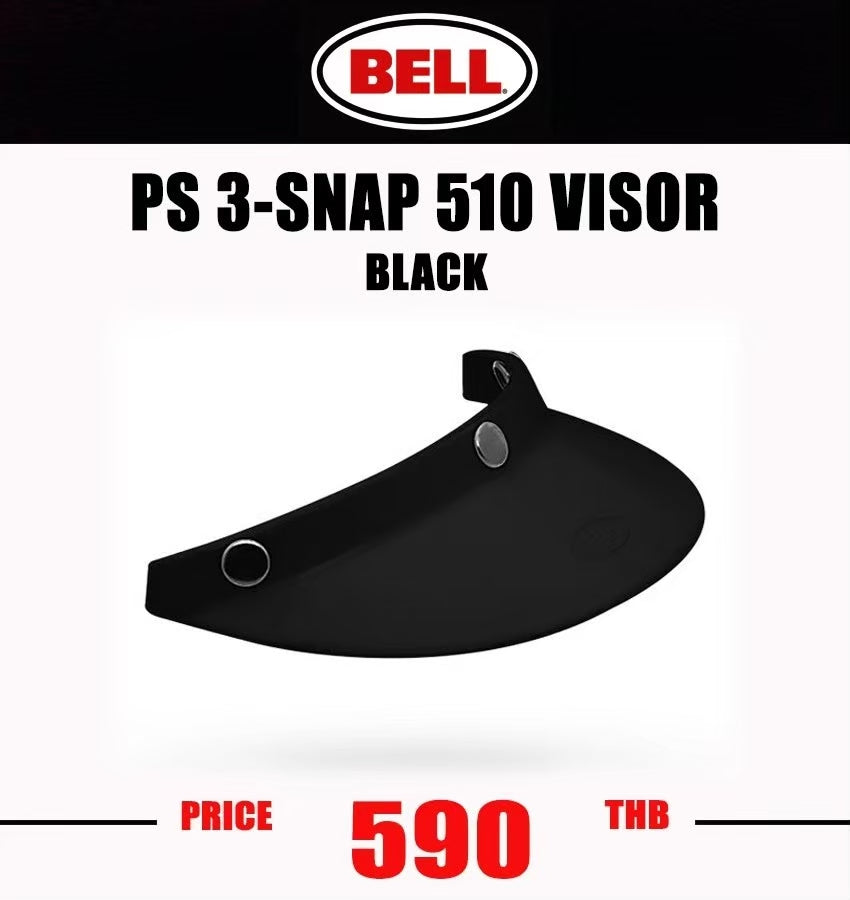 3-SNAP 510 VISORS BLACK