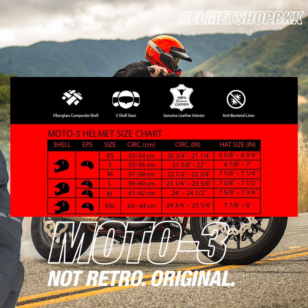 นวมบน BELL MOTO3 CLOTH HELMET LINER