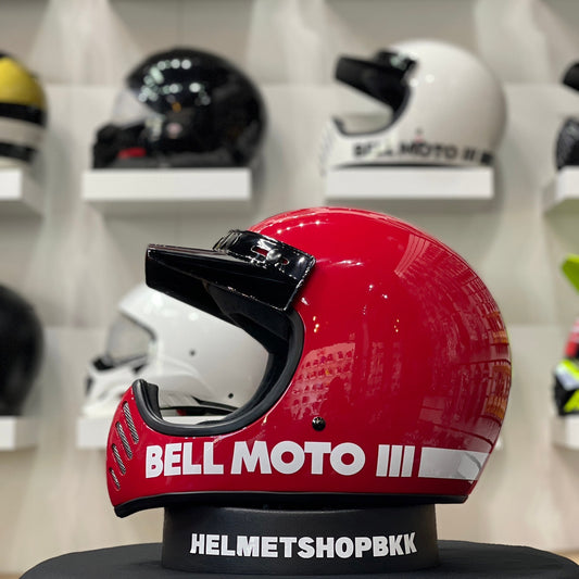 BELL MOTO-3 GLOSS RED CLASSIC