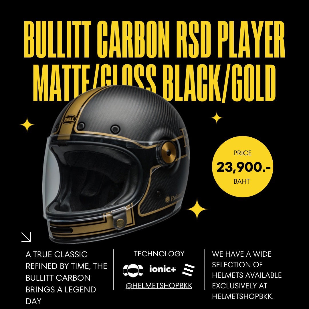 BULLITT CARBON RSD PLAYER MATTE GLOSS BLACK GOLD