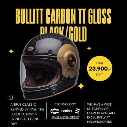 BELL BULLITT CARBON TT GLOSS BLACK GOLD