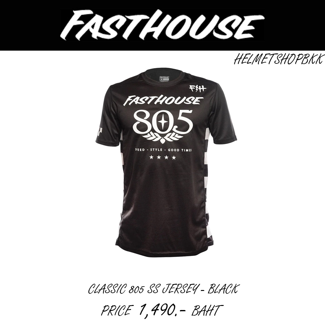 เสื้อ FASTHOUSE CLASSIC 805 SS JERSEY BLACK